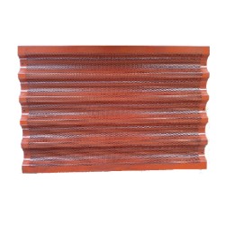 Placa de horno para baguette 600 x 400 mm 8 baguettes 600 x 800 x 42 mm