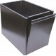 Papelera de acero inoxidable para montar en mesa de 700 mm de profundidad