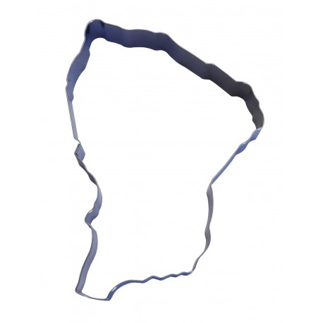 Lot de 3 Cadres Territoire Guyane Inox - v2