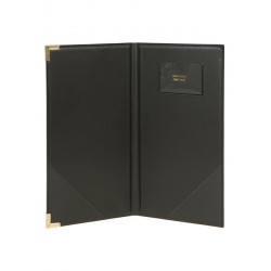 Billetero Clásico 23 x 13 cm piel sintética negra - v2