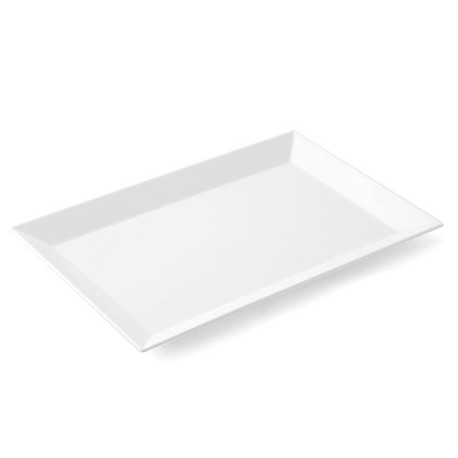 Lot de 6 Plats glacière 19x29cm blanc - v2