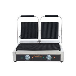 Parrilla para panini de doble ranura - ranurada - v2