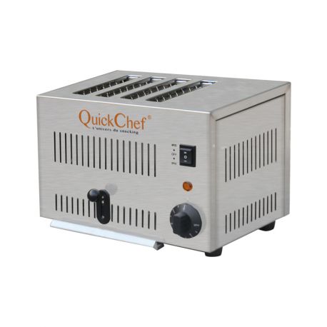 Tostador eléctrico QuickChef para 4 rebanadas