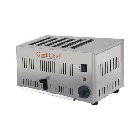 Tostador eléctrico QuickChef para 6 rebanadas