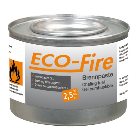 Gel combustible de seguridad para Calentador de alimentos Eco-Fire