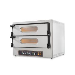 Horno de pizza eléctrico mono 2 cámaras 74 x 60