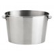 Cubitera de acero inoxidable de 7 l ovalada