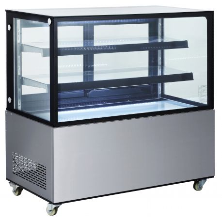 Vitrina mostrador refrigerada 370 litros - 1215 mm (L) con ruedas