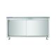 Mueble bajo central de acero inoxidable 1500 X 700 X 850 MM (L x P x A)