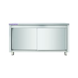 Mueble bajo central de acero inoxidable 1500 X 700 X 850 MM (L x P x A)