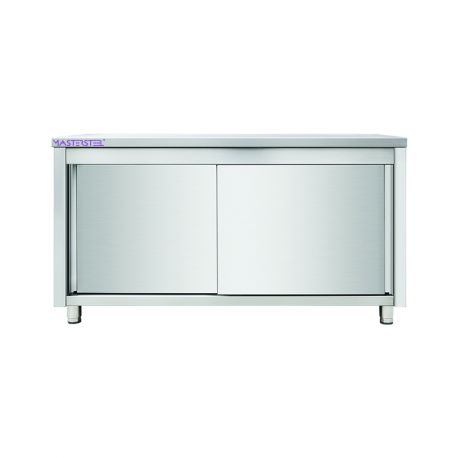 Mueble bajo central de acero inoxidable 1500 X 700 X 850 MM (L x P x A)