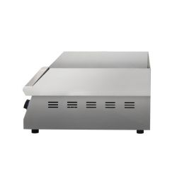 Plancha eléctrica cromada lisa QuickChef L400 - v2