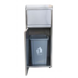 Cubo snack de acero inoxidable - v2