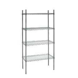 Estantería cromada tipo supermercado 910 MM (L)