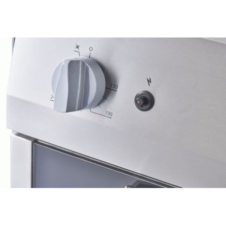 Fourneau 6 feux gaz sur four gaz statique GN2/1 - v2