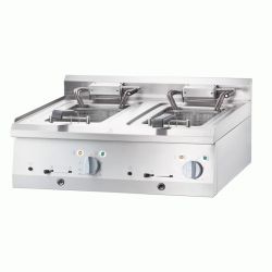 Freidora eléctrica doble de 2 x 10 l de libre instalación - v2