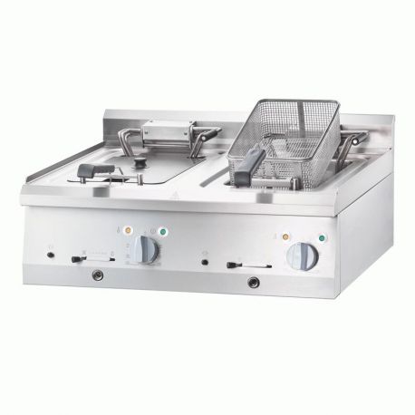 Friteuse électrique double 2x10L à poser - v5