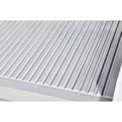 Plancha / Plancha Fry top eléctrica, doble, ranurada, de libre instalación - v2