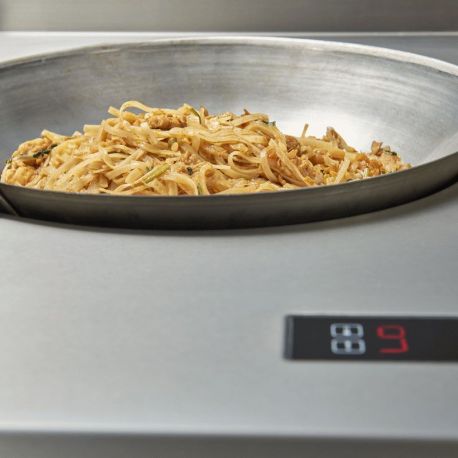Wok à induction électrique Ø290mm sur coffre - v5