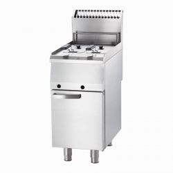 Freidora de gas individual de 2 x 7 l en caja - v2