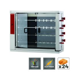 Asador eléctrico vitrocerámico de 4 espetones