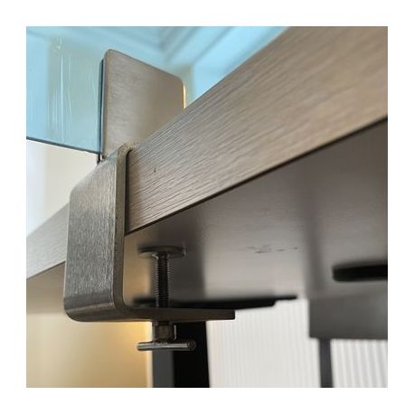 lot de 2 supports milieu pour plexiglas de la marque SUPPLEX pour plexiglas 3 mm - v5