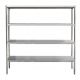 Estantería de acero inoxidable de 4 niveles 2000 X 400 X 1800 MM (L x P x A)