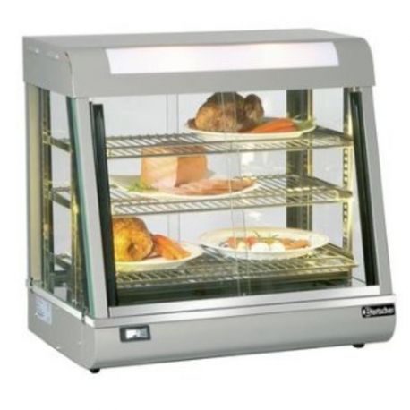 Vitrina caliente Deli 900 x 480 x 590 mm (L x P x A)