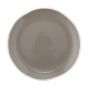 Plato llano redondo topo porcelana 21 cm de diámetro (6 u.)