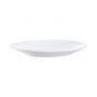 Plato llano redondo blanco cristal de 15,50 cm de diámetro Restaurant Blanco (6 u.)