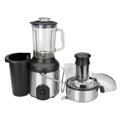 Centrifugadora con batidora de acero inoxidable
