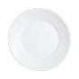 Plato llano redondo blanco cristal de 23,50 cm de diámetro Restaurant Blanco (6 u.)