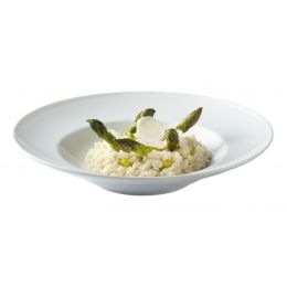 Plato para pasta redondo blanco porcelana de 26 cm de diámetro (12 u.) - v2
