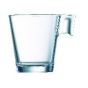 Taza de té redonda transparente de cristal de 22 cl y 10 cm de diámetro Aroma (12 u.)