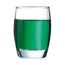 Vasito redondo transparente de cristal de 6 cl y 4,80 cm de diámetro Salto (12 u.) - v2