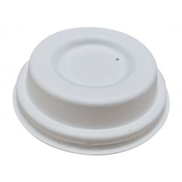 Tapa redonda blanca de bagazo de 6,30 cm de diámetro (50 unidades)