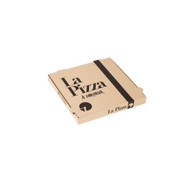 Caja para pizza marrón 29 x 29 cm (100 unidades)