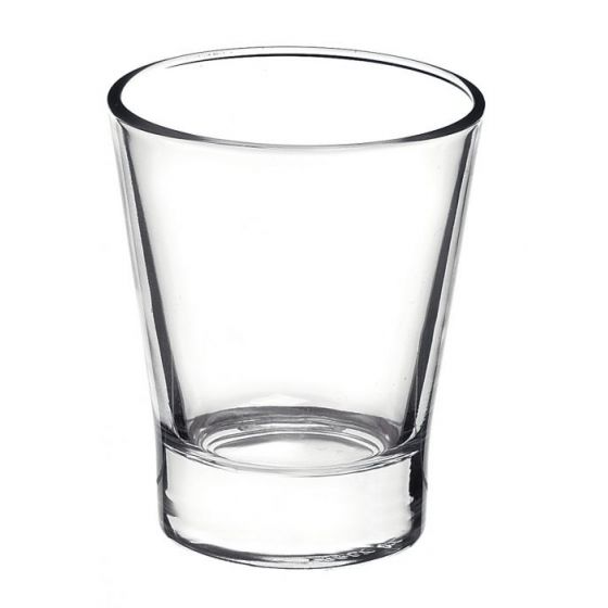 Vaso redondo transparente de cristal de 8,50 cl y 5,90 cm de diámetro Caffeino (6 u.)