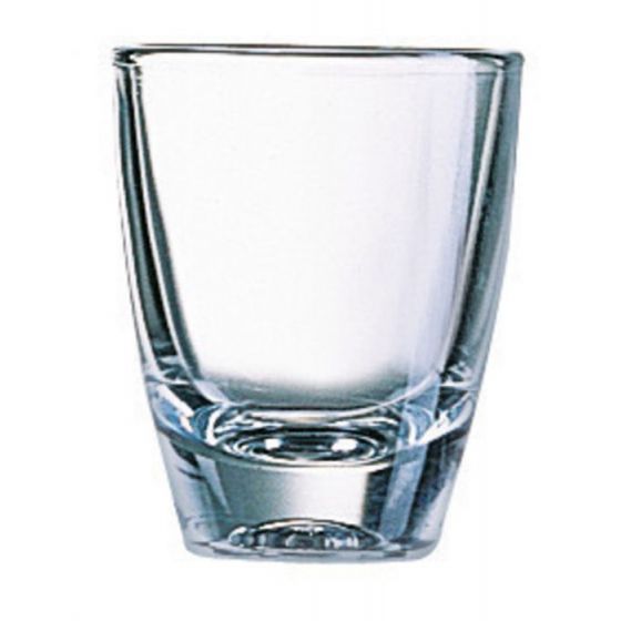 Chupito redondo transparente de cristal de 3 cl y 4,20 cm de diámetro Gin (24 u.)