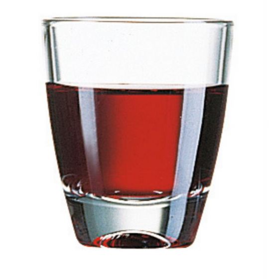 Chupito redondo transparente de cristal de 3 cl y 4,20 cm de diámetro Gin (24 u.) - v2