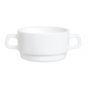 Bol redondo blanco de cristal de 32 cl y 10 cm de diámetro Restaurant Blanco (6 u.)