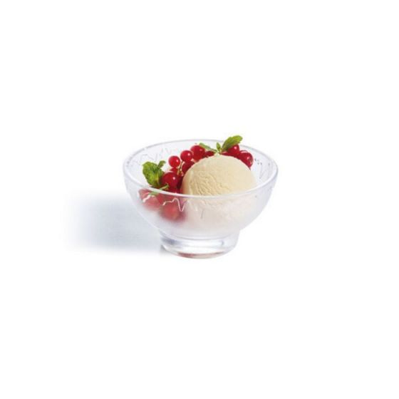 Copa de postre redonda transparente cristal de 20 cl y 10,80 cm de diámetro Pepite (6 u.) - v3