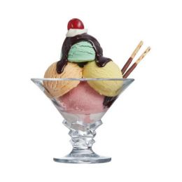 Copa de postre transparente cristal de 21 cl y 12,50 cm de diámetro Palmier (6 u.) - v2