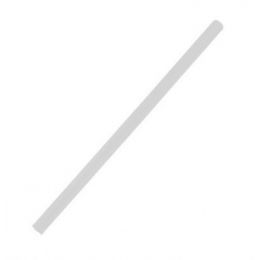 Pajita blanca de diámetro 6 mm (100 unidades)