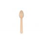 Cuchara pequeña beige 11 cm (100 unidades)