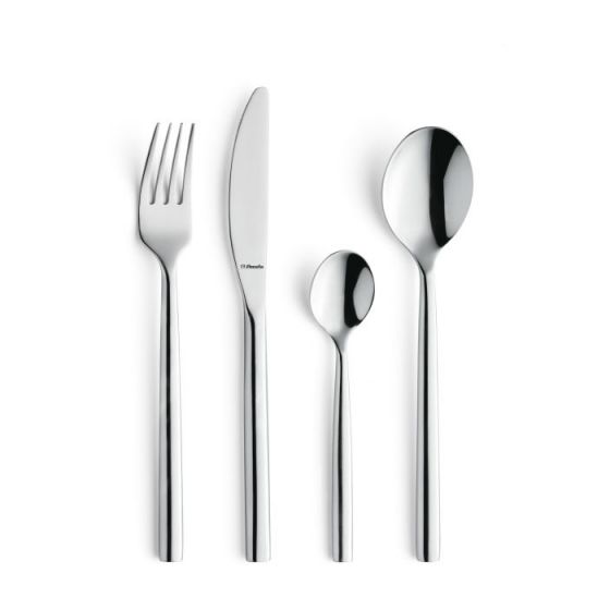 Tenedores de mesa de acero inoxidable 19,5 cm Carlton (12 u.)