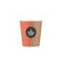Vaso cartón naranja 18 cl Hot Cup (100 unidades)