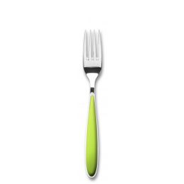 Tenedor de mesa de acero inoxidable 20 cm verde anís (12 u.)