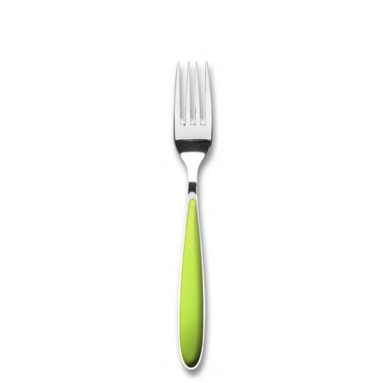 Tenedor de mesa de acero inoxidable 20 cm verde anís (12 u.)