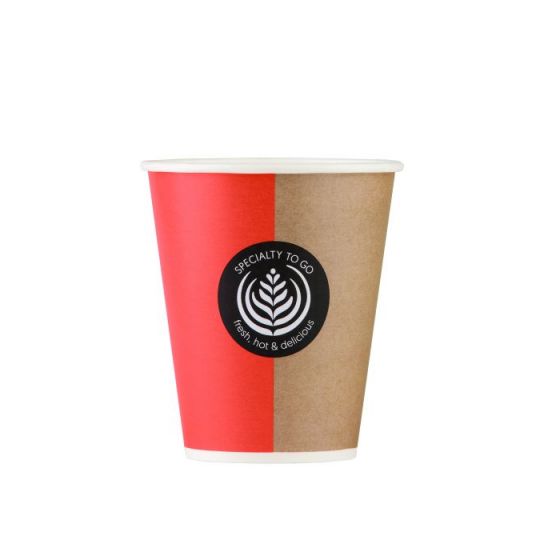 Vaso cartón beige 30 cl Hot Cup (55 unidades)